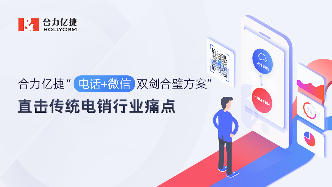 合力亿捷电话+微信双剑合璧方案,直击传统电销行业痛点